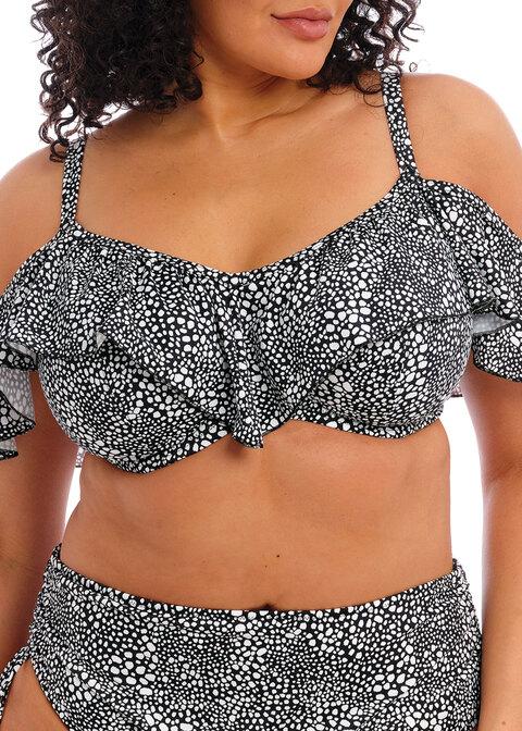 elomi Bardot Bikini Top Black