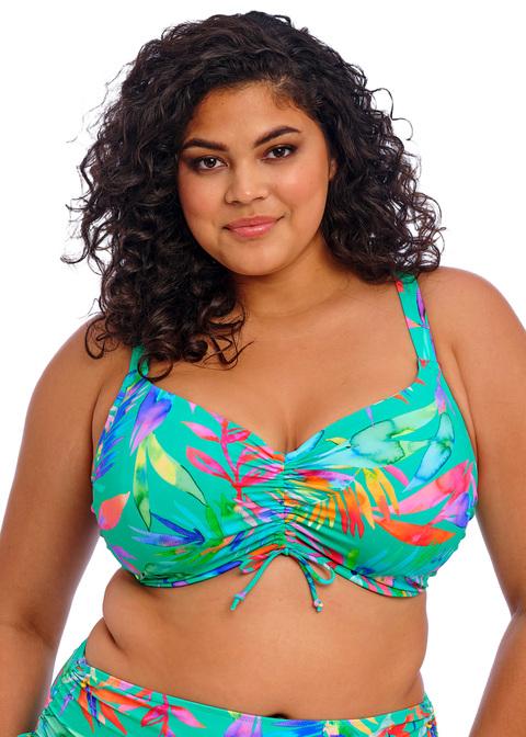 elomi Crop Bikini Top Jade