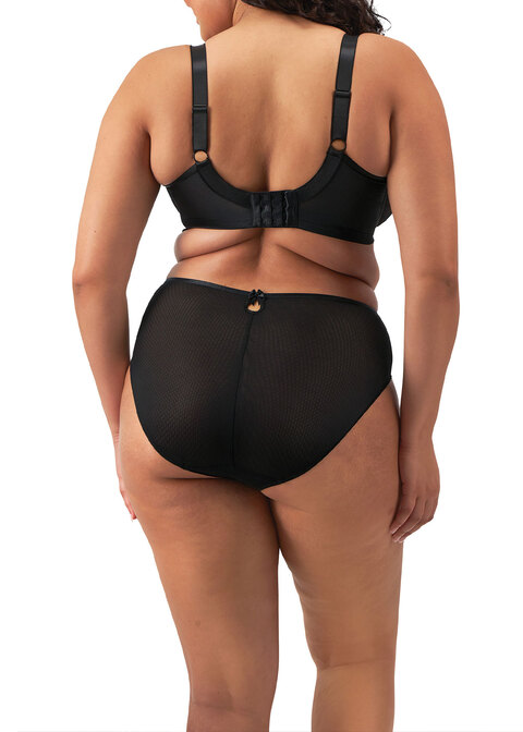 Elomi High Leg Brief Black / Almond