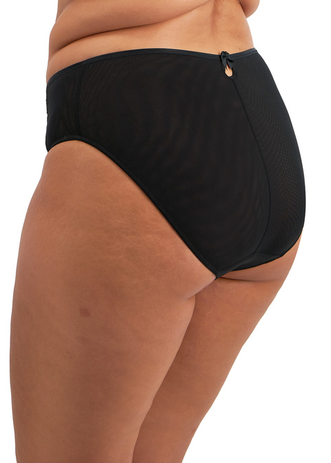 Elomi High Leg Brief Black / Almond