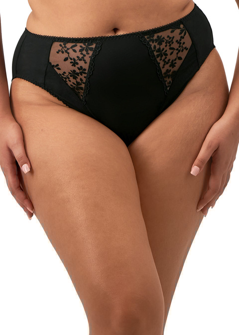elomi High Leg Brief Black