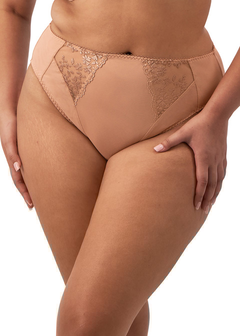 elomi High Leg Brief Cafe Au Lait