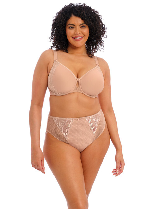 Elomi High Leg Brief Fawn