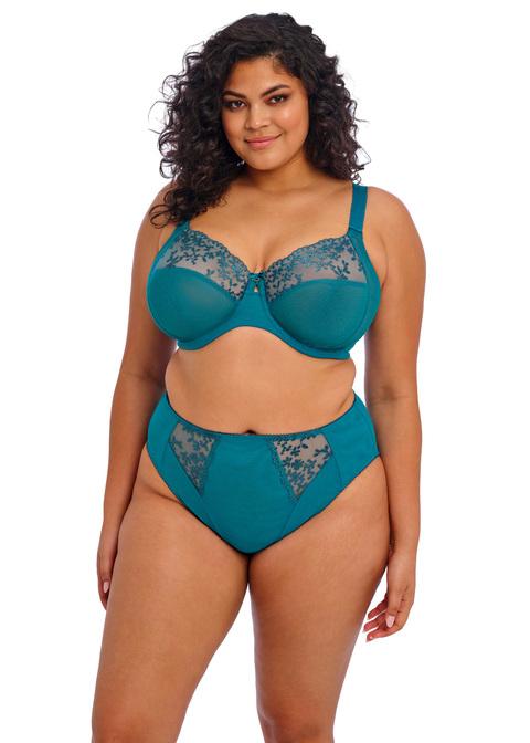 Elomi High Leg Brief Ocean Depths