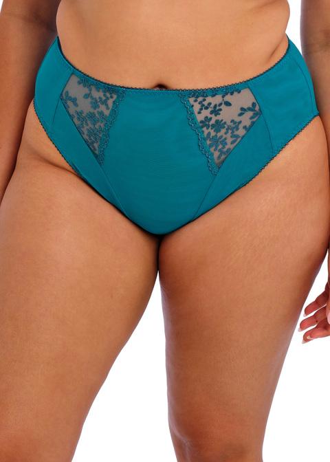 elomi High Leg Brief Ocean Depths