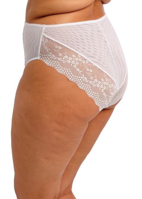 Elomi High Leg Brief White