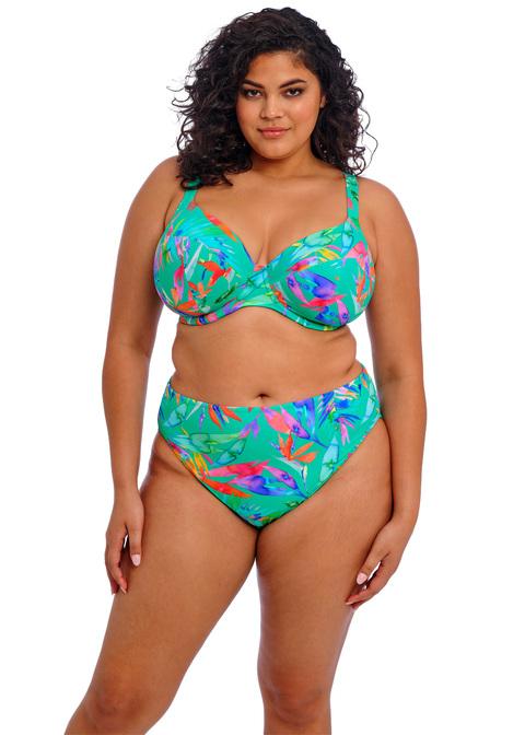 Elomi Mid Rise Bikini Brief Jade