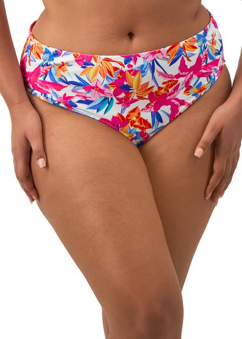 elomi Mid Rise Bikini Brief White