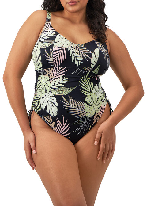 Elomi Non Wired Swimsuit Black
