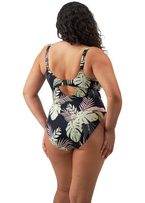 Elomi Non Wired Swimsuit Black