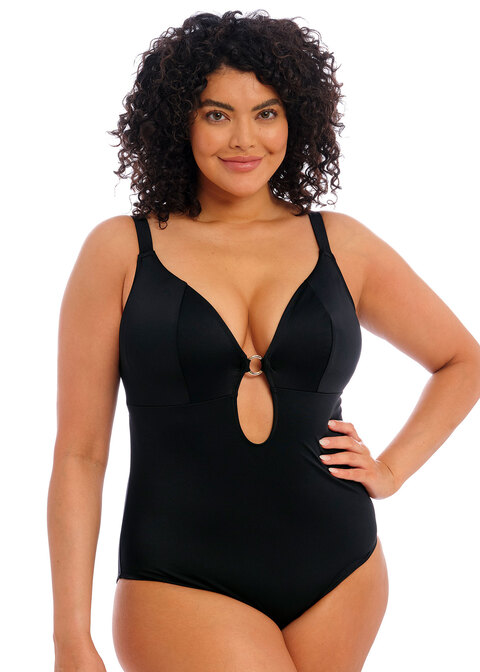 elomi Non Wired Swimsuit Black