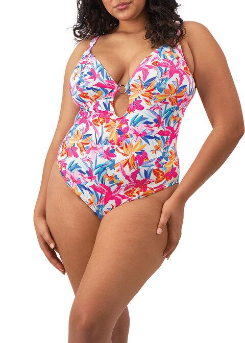 Elomi Non Wired Swimsuit White