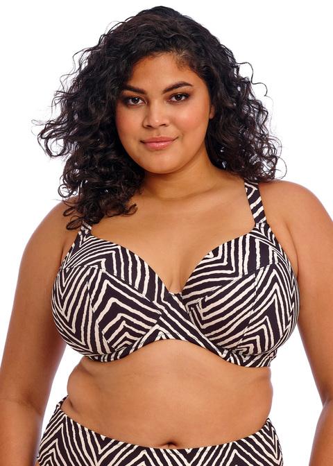 elomi Plunge Bikini Top Black