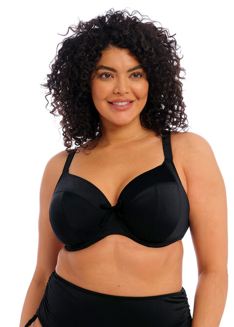 elomi Plunge Bikini Top Black