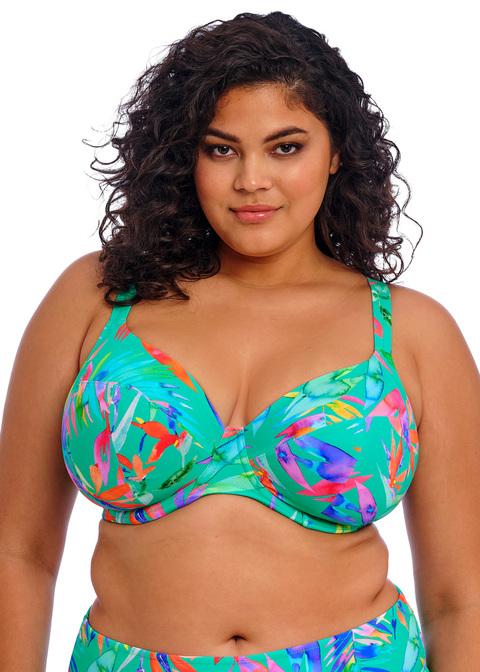 elomi Plunge Bikini Top Jade