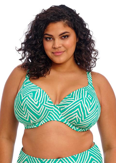 elomi Plunge Bikini Top Marine