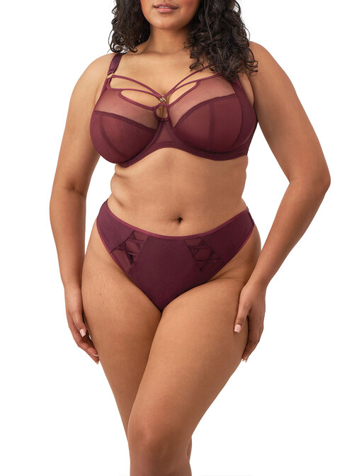 Elomi Plunge Bra Cabernet
