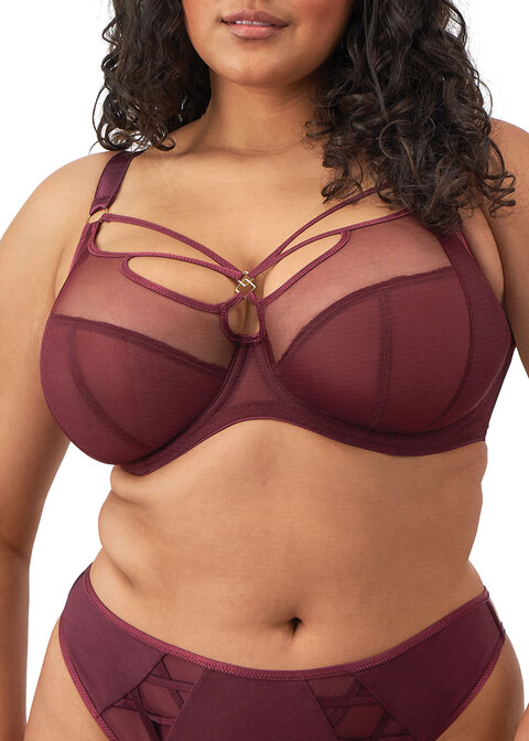 elomi Plunge Bra Cabernet