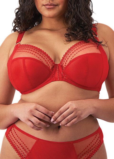 elomi Plunge Bra Haute Red