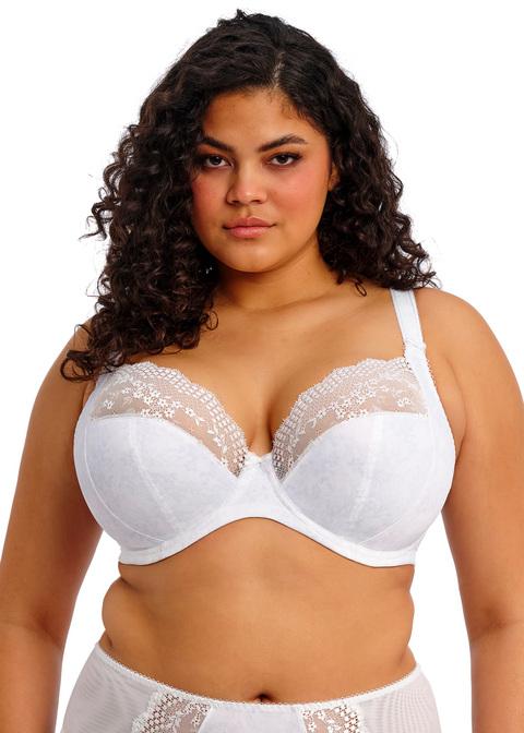 elomi Stretch Plunge Bra White