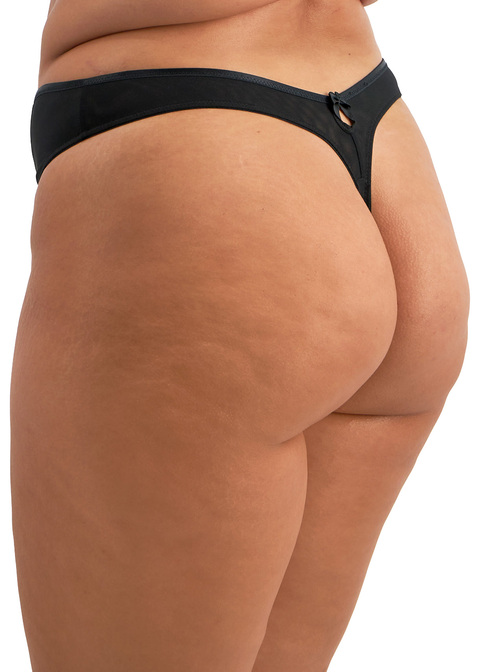 Elomi Thong Black / Almond