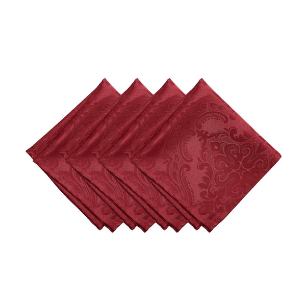 Elrene Caiden Elegance Damask Water And Stain Resistant Napkins Set Of 4