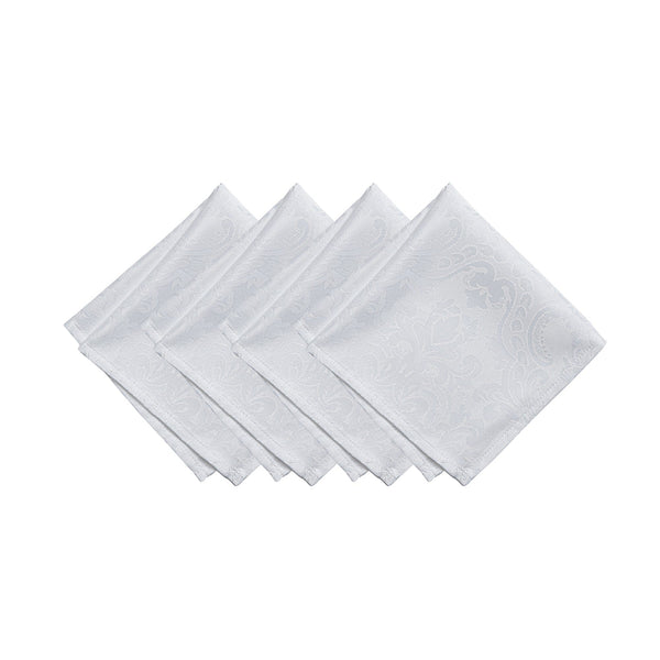 elrene Caiden Elegance Damask Water and Stain Resistant Napkins Set of 4