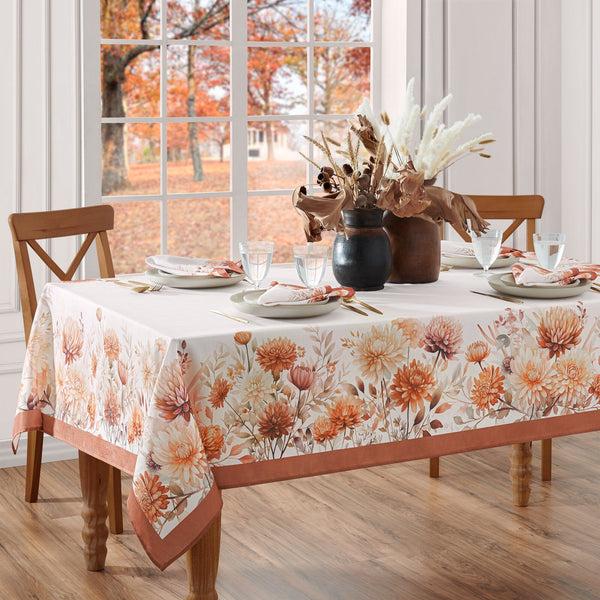 elrene Autumn Blooms Tablecloth