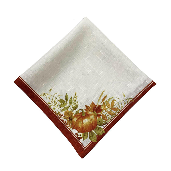 Elrene Autumn Pumpkin Grove Fall Napkin Set Of 4