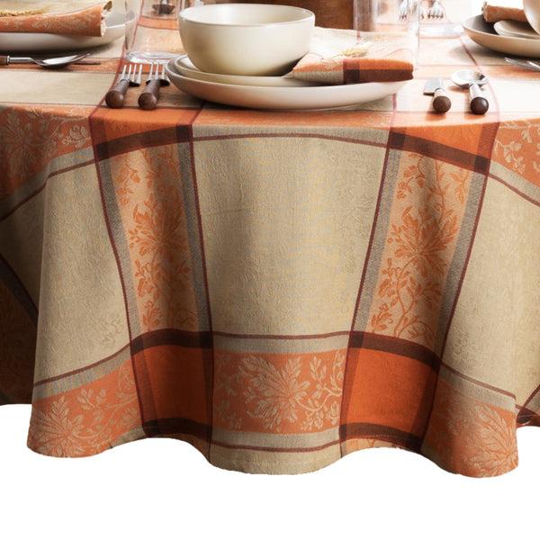 Elrene Autumnal Harvest Jacquard Tablecloth