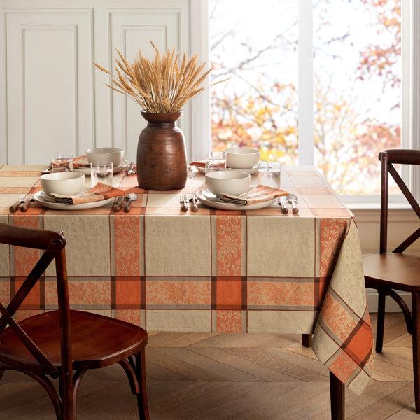 elrene Autumnal Harvest Jacquard Tablecloth
