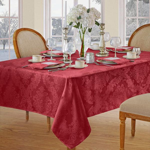 Elrene Barcelona Jacquard Damask Tablecloth