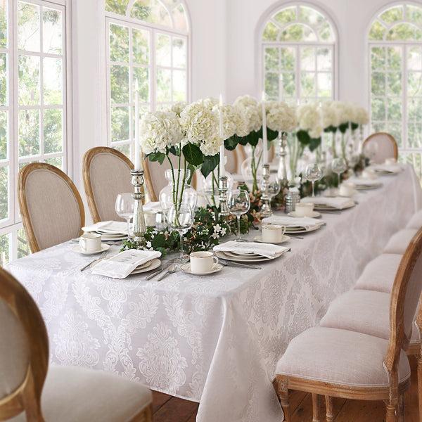 elrene Barcelona Jacquard Damask Tablecloth