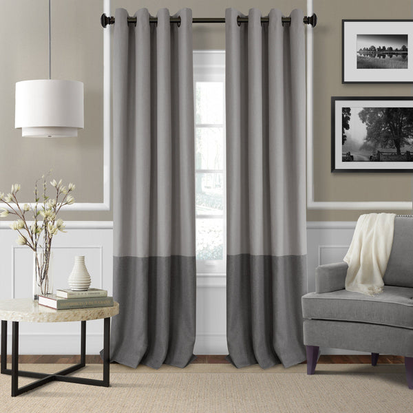 elrene Braiden Color Block Blackout Window Curtain