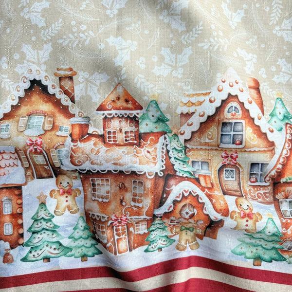 Elrene Gingerbread Bliss Tablecloth