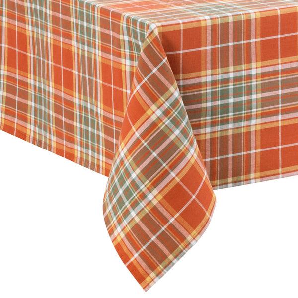 Elrene Hawley Plaid Harvest Cotton Tablecloth