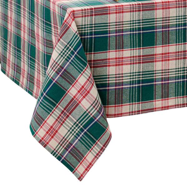 Elrene Holiday Fireside Plaid Tablecloth