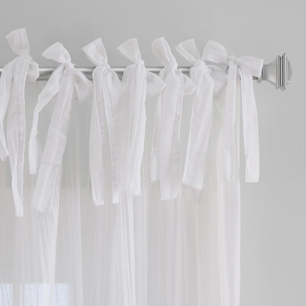 Elrene Jolie Semi-Sheer Tab Top Window Curtain