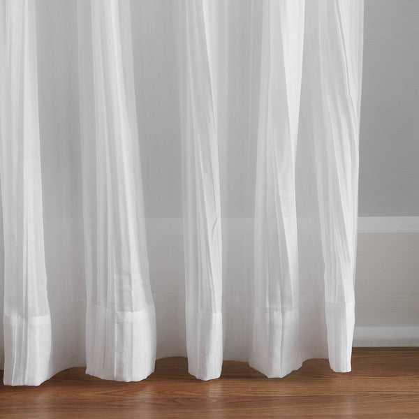 Elrene Jolie Semi-Sheer Tab Top Window Curtain
