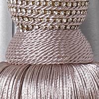 Elrene Julia Rhinestone Tassel Curtain Tieback