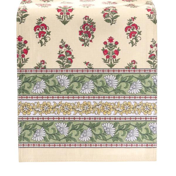 Elrene Nomad Harvest Block Print Table Runner