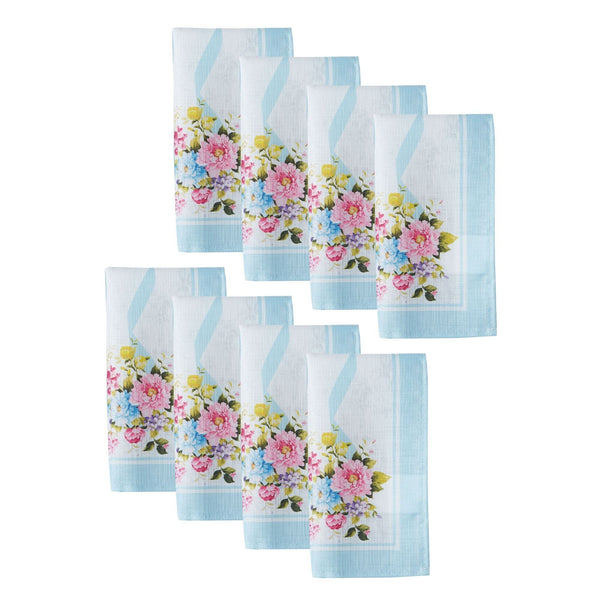 elrene Rose Cottage Engineered Napkins Set of 8