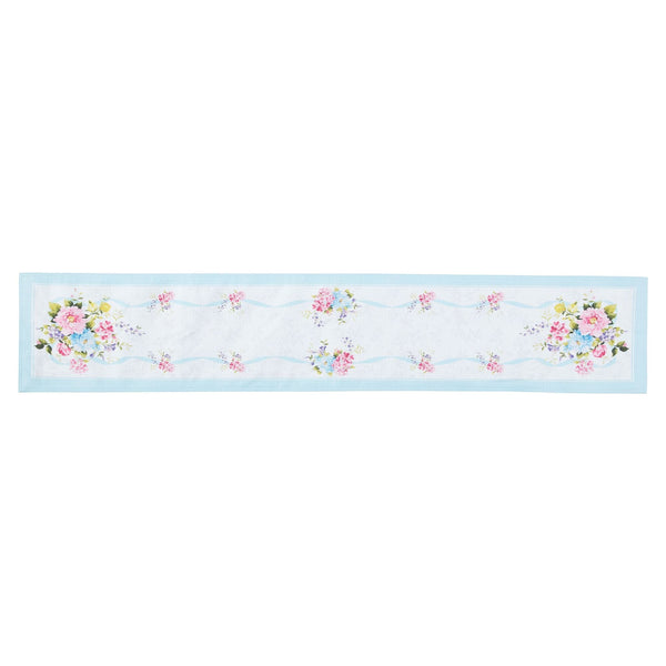 Elrene Rose Cottage Engineered Table Runner