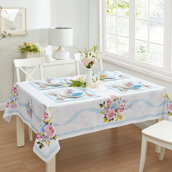 elrene Rose Cottage Engineered Tablecloth