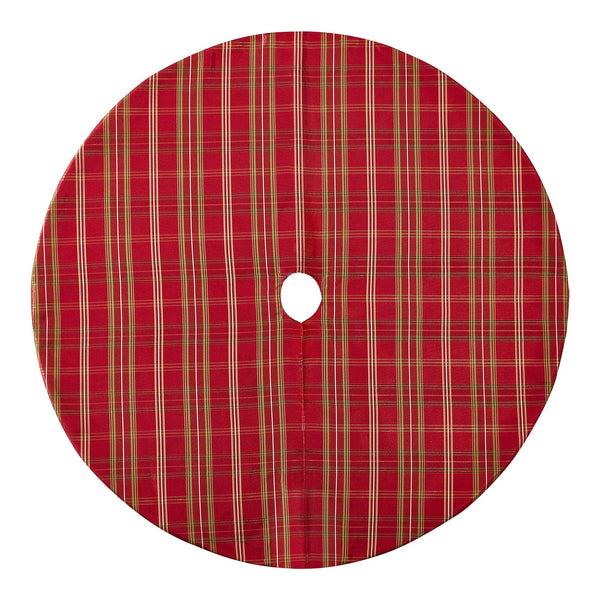 Elrene Shimmering Plaid Holiday Tree Skirt
