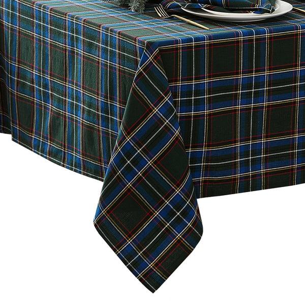 Elrene Stowe Tartan Holiday Plaid Tablecloth