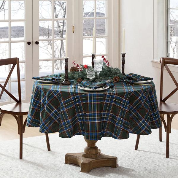 Elrene Stowe Tartan Holiday Plaid Tablecloth