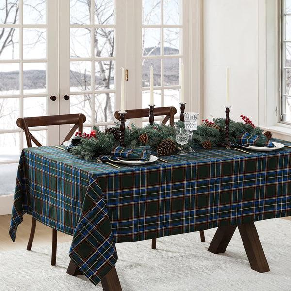 elrene Stowe Tartan Holiday Plaid Tablecloth