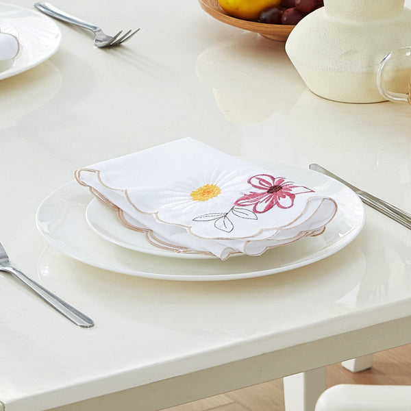 Elrene Sunflower And Daisies Napkins Set Of 4