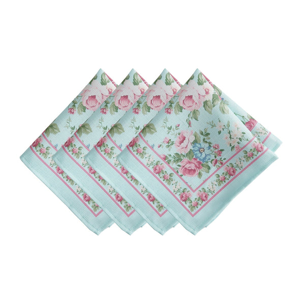 elrene Vintage Floral Garden Napkins Set of 4